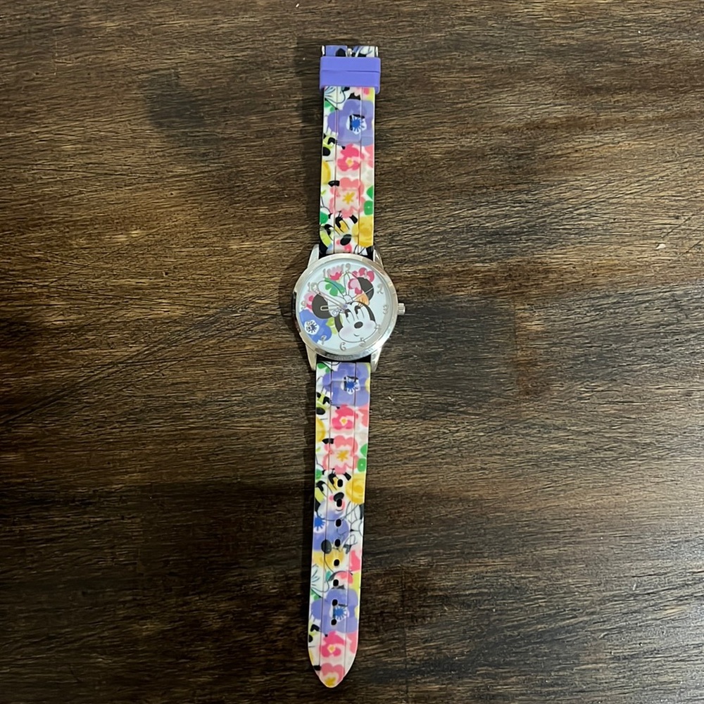 Disney Minnie Mouse Floral Watch